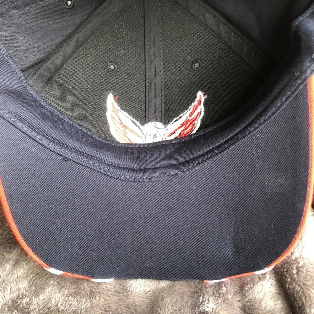 Washington Capitals Hat Youth Size 47 Brand NHL Hockey Cap Adjustable Velcro